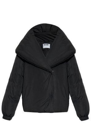 Gefütterte Jacke mit breitem Kragen