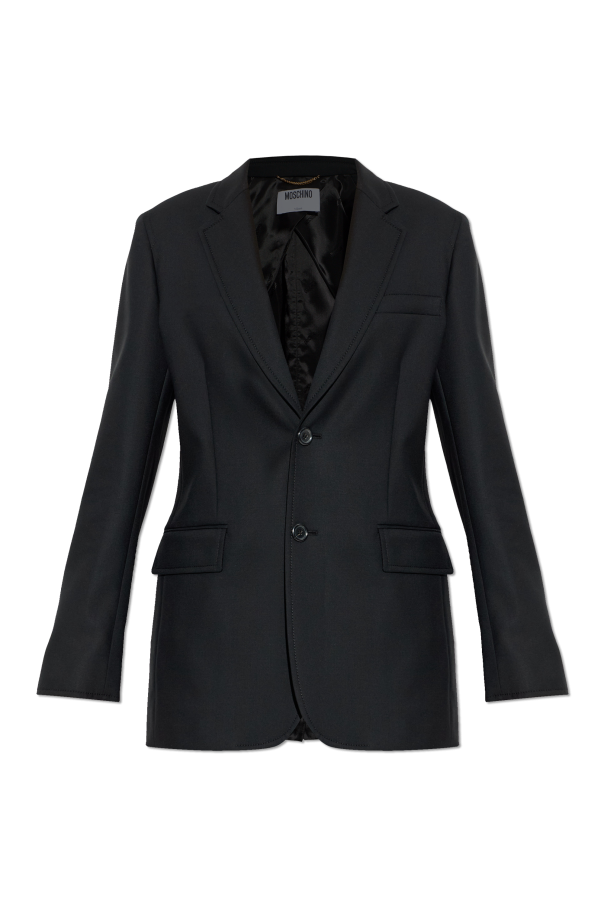 Blazer made from combined fabrics od Moschino