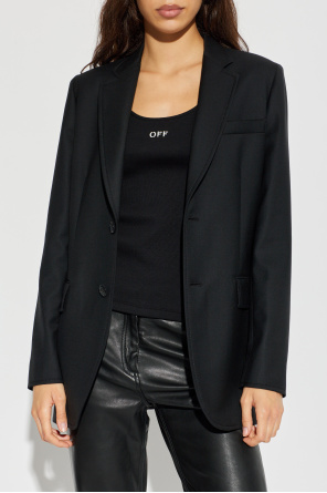 Moschino Blazer aus Materialmix