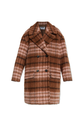 Checked coat