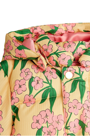 Mini Rodini Insulated jacket with floral motif