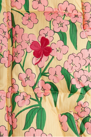 Mini Rodini Insulated jacket with floral motif