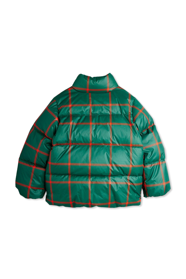 Mini Rodini Chaqueta acolchada con estampado de cuadros