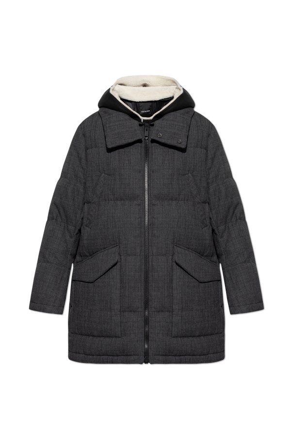 Yves Salomon Down jacket with fur lining