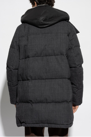 Yves Salomon Down jacket with fur lining