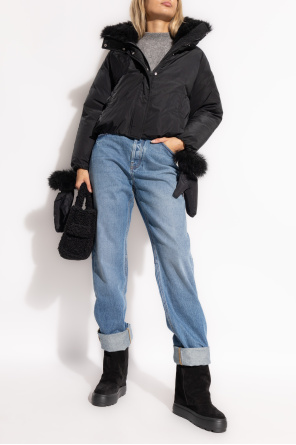 Jacket with detachable gloves od Yves Salomon
