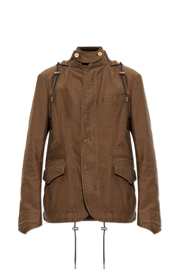 Jacket with detachable hood od sacai