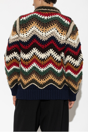 sacai Cárdigan con bolsillos