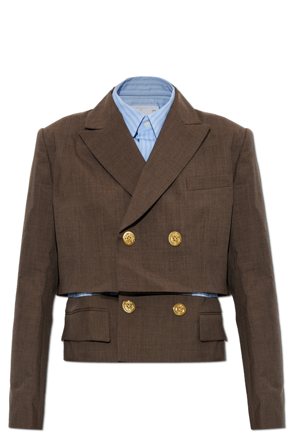 Double-breasted blazer od sacai