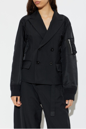 sacai Blazer de abotoamento duplo