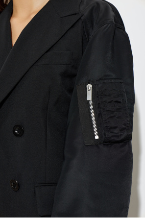 sacai Blazer de abotoamento duplo