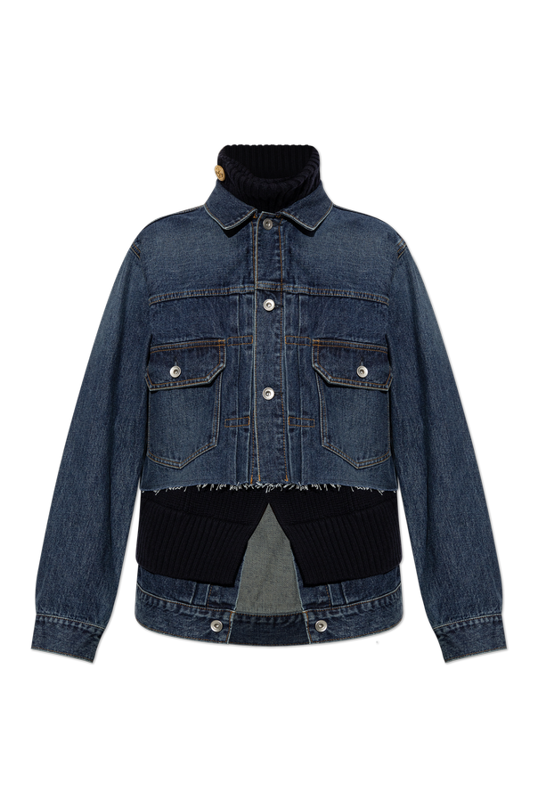 Denim jacket with a ‘vintage’ effect od sacai
