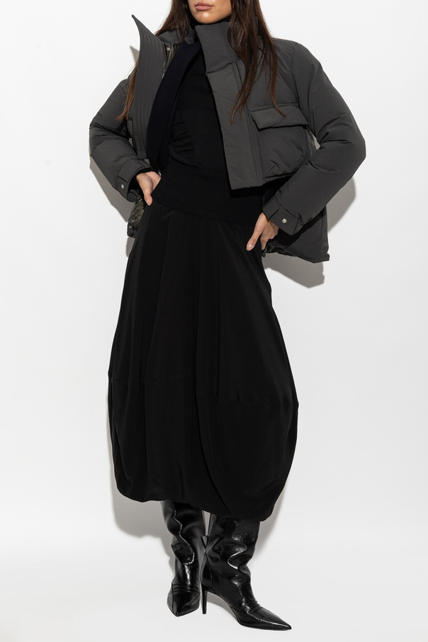 sacai Insulated jacket with stand-up collar