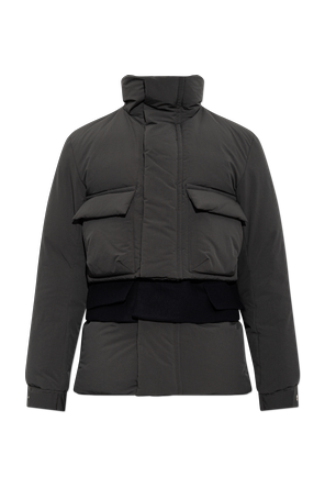 Insulated jacket with stand-up collar
