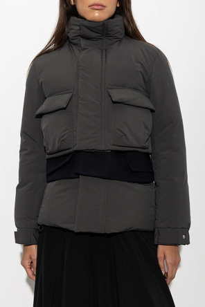 sacai Insulated jacket with stand-up collar