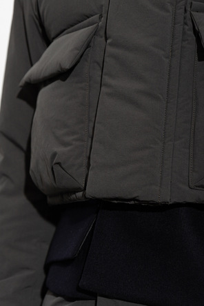 sacai Insulated jacket with stand-up collar