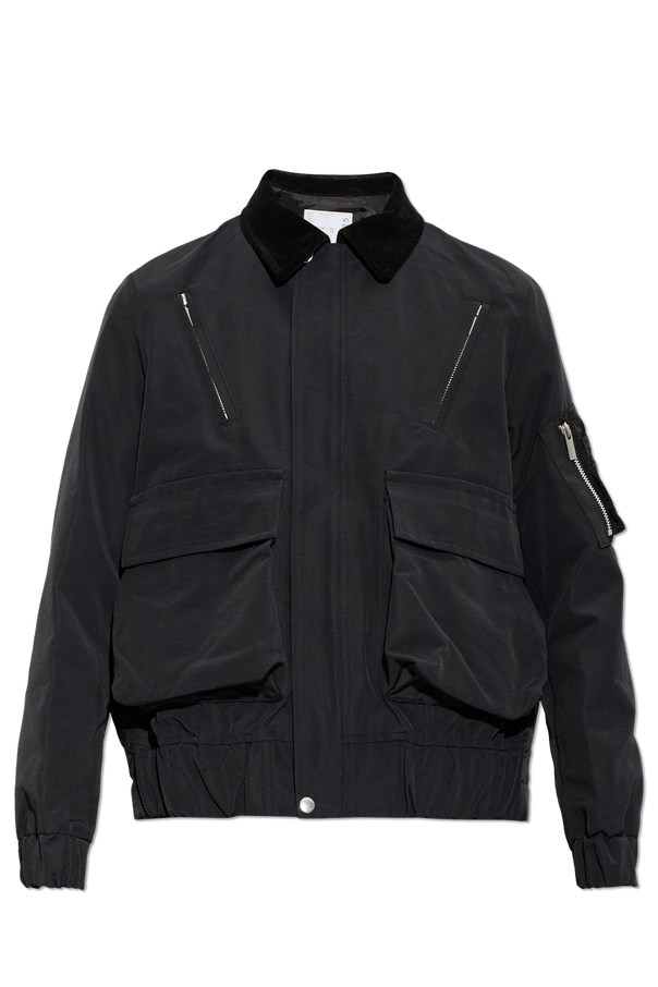 Jacket with multiple pockets od sacai