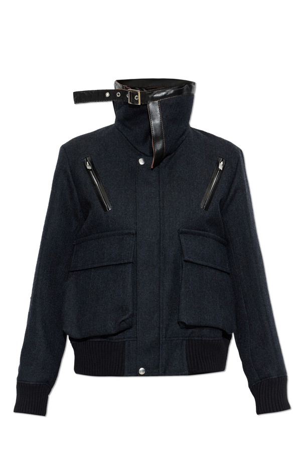 Jacket Made of Combined Fabrics od sacai