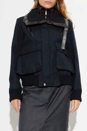 sacai Jacket Made of Combined Fabrics