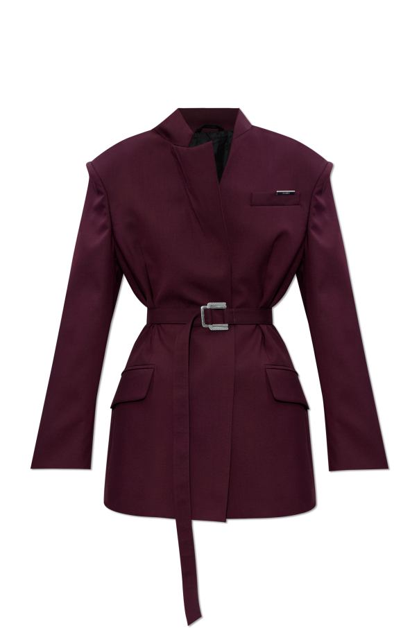 Blazer with woolen trim od The Attico