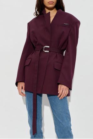 The Attico Blazer mit Wollbesatz