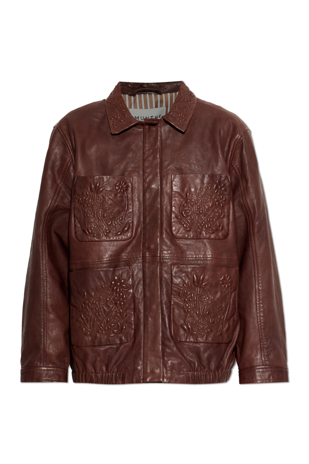 Baram leather jacket od Munthe