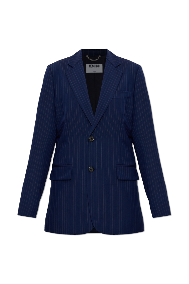 Blazer made of combined fabrics od Moschino