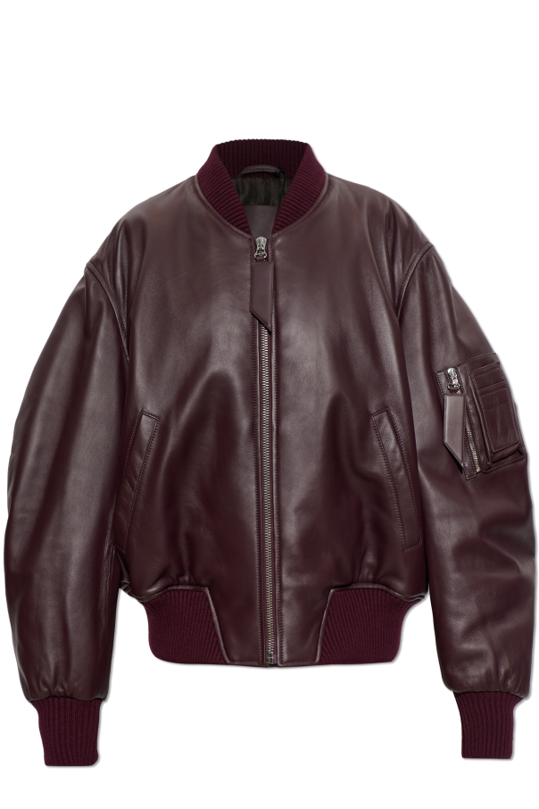 Leather 'bomber' jacket od The Attico