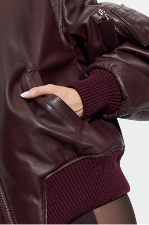 The Attico Leather 'bomber' jacket