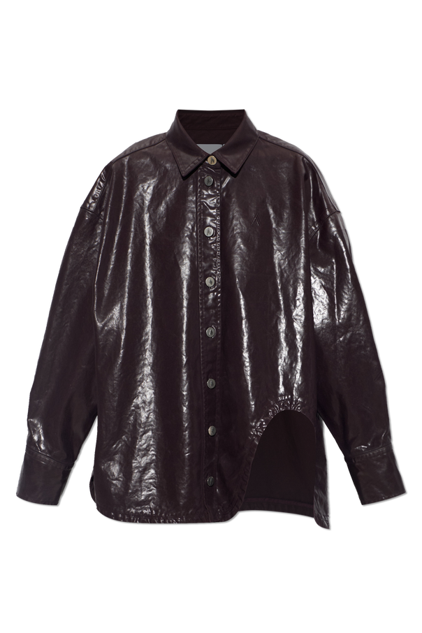 Shirt with a shimmering finish od The Attico