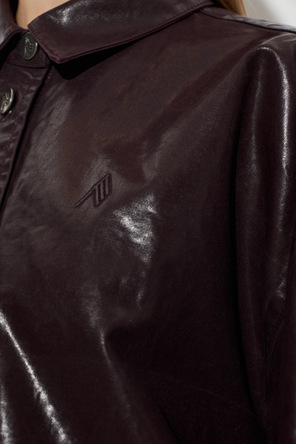 The Attico Shirt with a shimmering finish