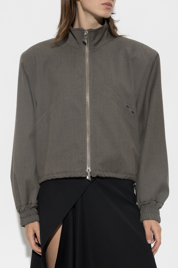 Jacket with sewn-in shoulder pads od The Attico