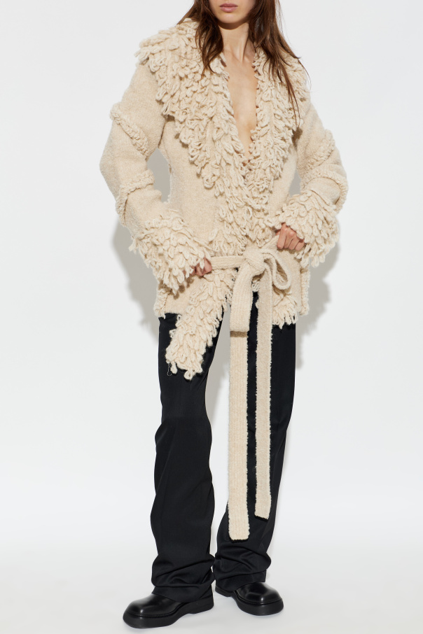 The Attico Cardigan with fringes