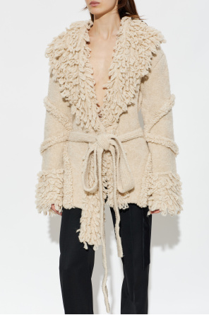 The Attico Cardigan with fringes