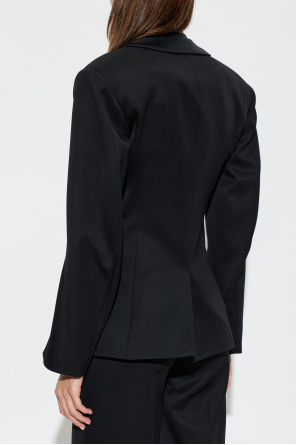 The Attico Blazer with satin shawl