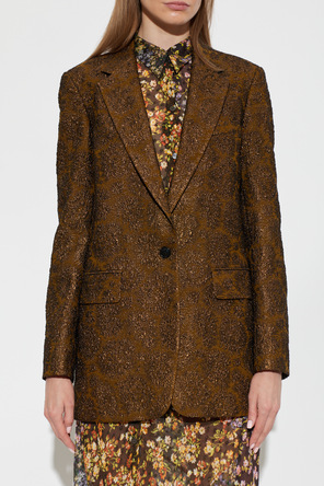 Dries Van Noten "Blanchet" blazer with lurex thread