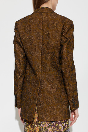 Dries Van Noten "Blanchet" blazer with lurex thread