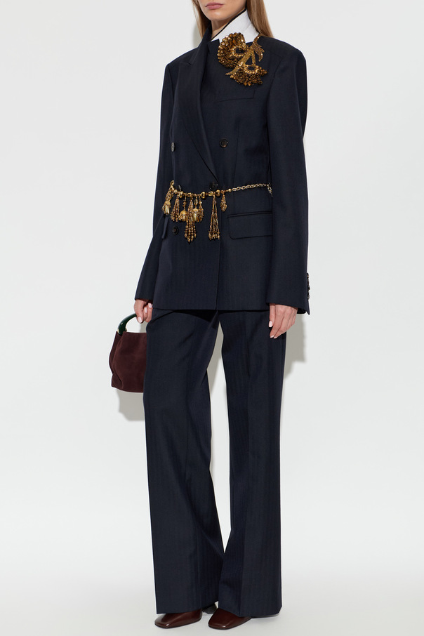 Dries Van Noten ‘Barrysta’ blazer with appliqué