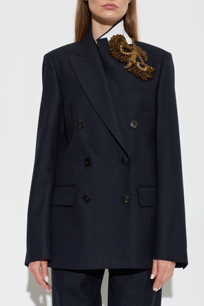 Dries Van Noten ‘Barrysta’ blazer with appliqué