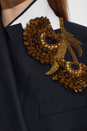Dries Van Noten ‘Barrysta’ blazer with appliqué