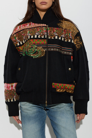 Dries Van Noten Jachetă tip „bomber” Valdi cu aplicații