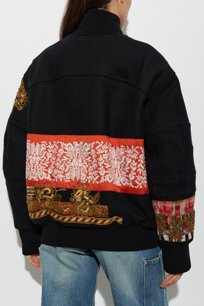 Dries Van Noten Jachetă tip „bomber” Valdi cu aplicații