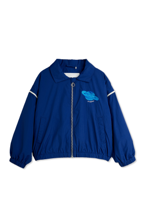 Jacket with embroidered logo