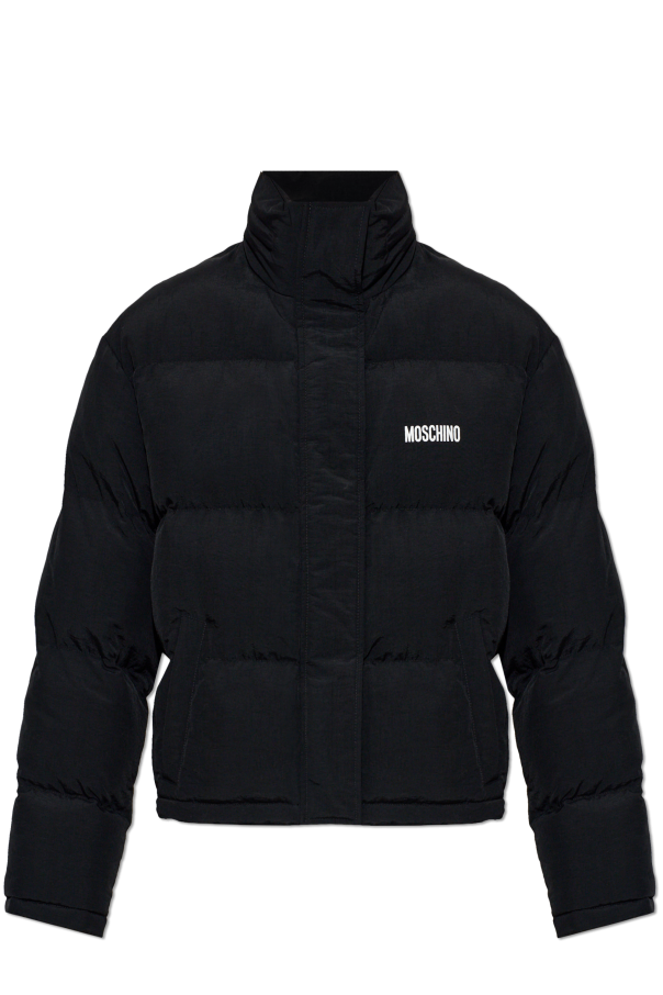 Insulated jacket with stand-up collar od Moschino