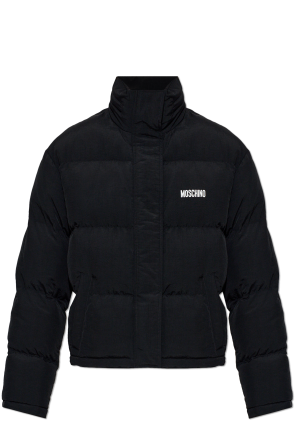 Insulated jacket with stand-up collar od Moschino