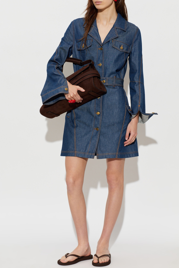 Moschino Denim dress with belt