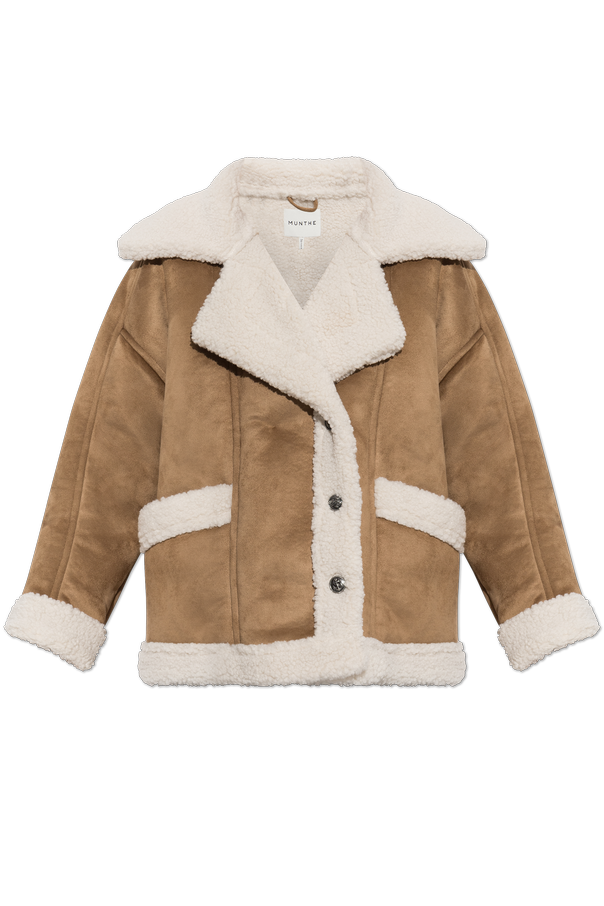 Short shearling coat ‘Valter’ od Munthe