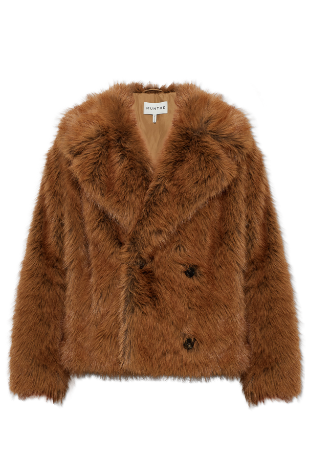 'Vestine' fur coat with collar od Munthe