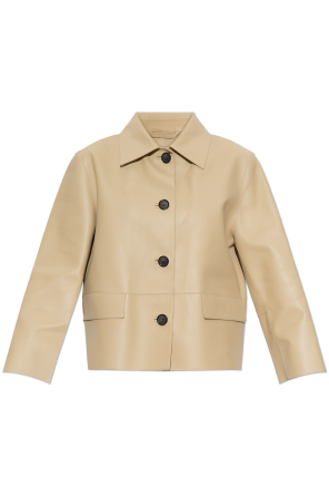 Leather coat