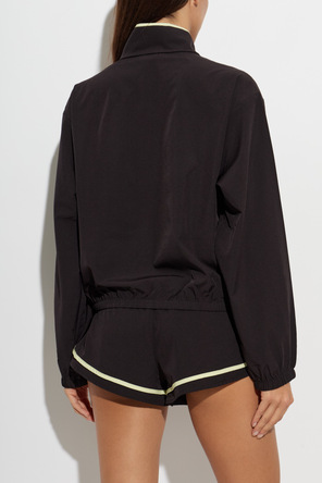 P.E Nation Echo Quarter Zip Black Sweatshirt